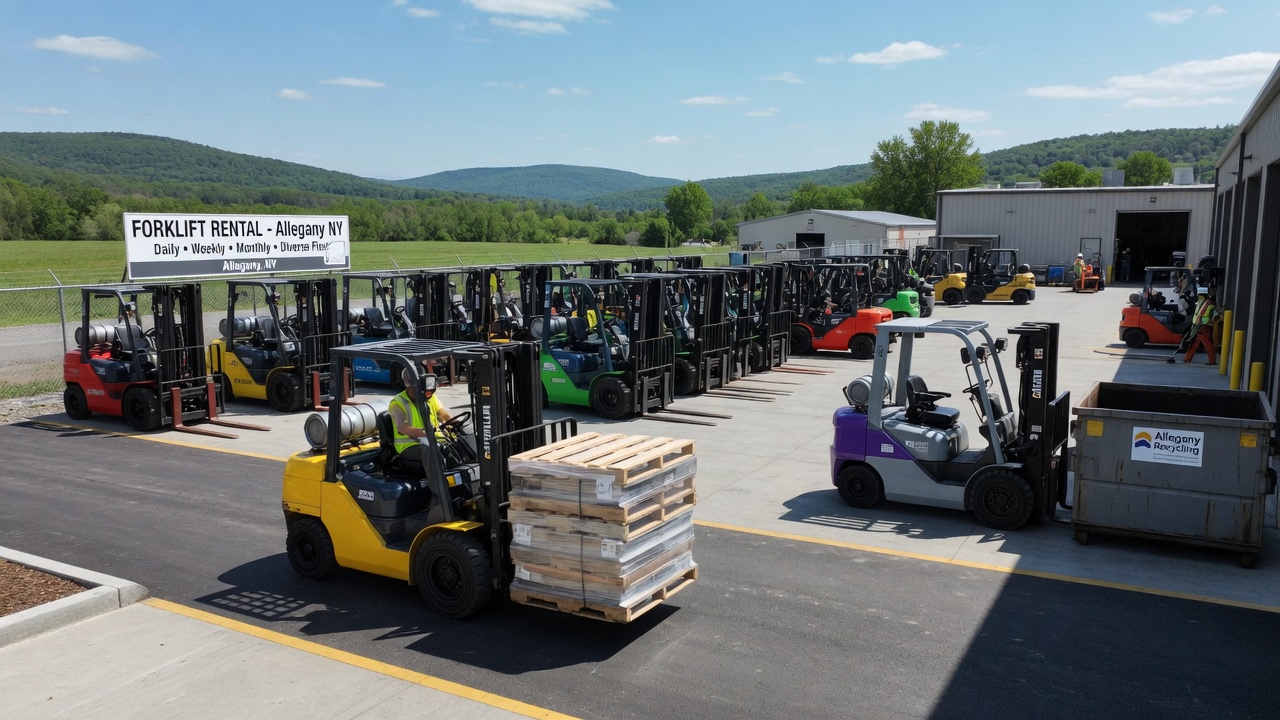 Reliable forklift rental services in Allegany NY with diverse forklift options